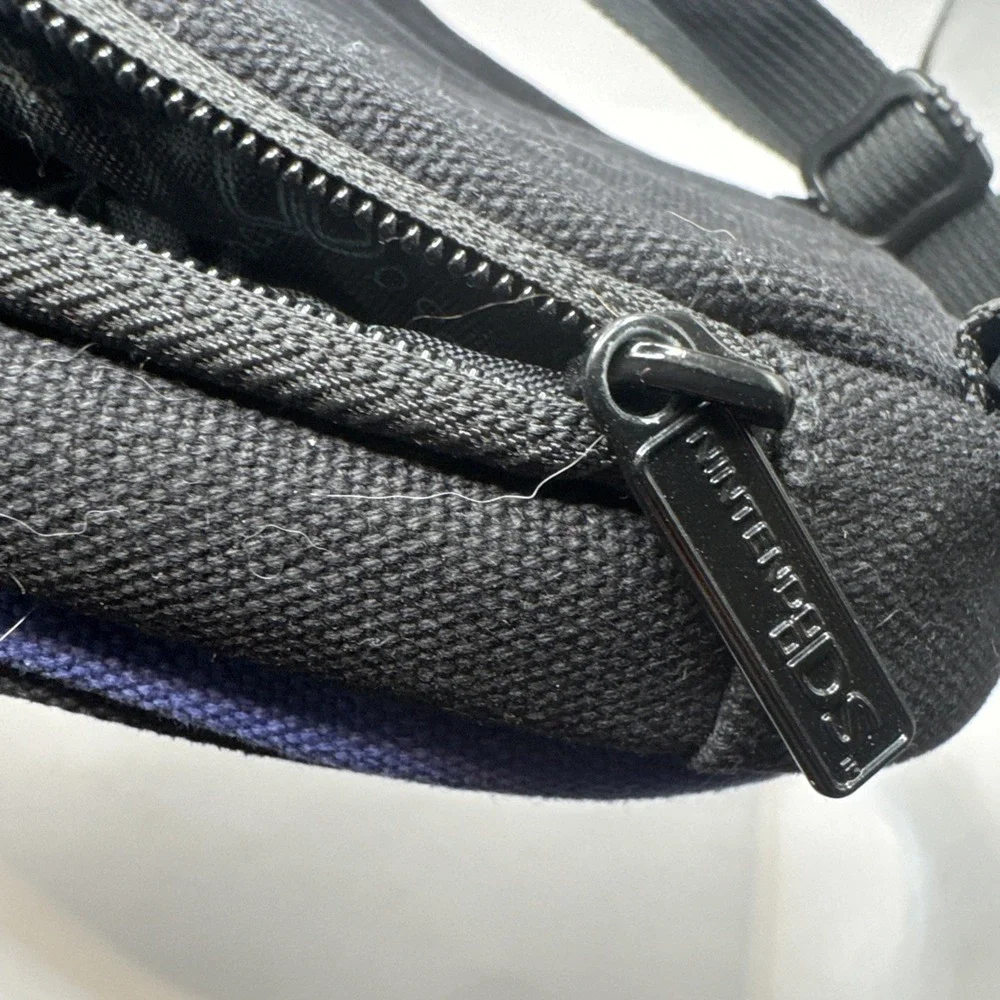 Nintendo DS 3DS Carrying Case Blue Rare‎ Canvas Backpack Style Straps On Bag